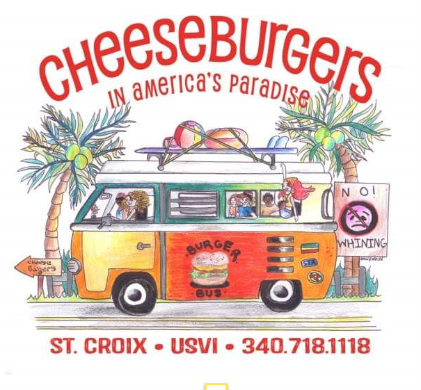 Cheeseburgers in America's Paradise in St Croix
